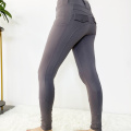 Drop de mujeres Fleece Fleece Ecuestre Silicone pantalones