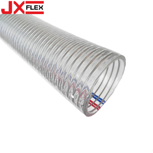 Transparant PVC gecoate flexibele staaldraadslang