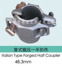 Italian Type Drop Forged Half Coupler Clamp