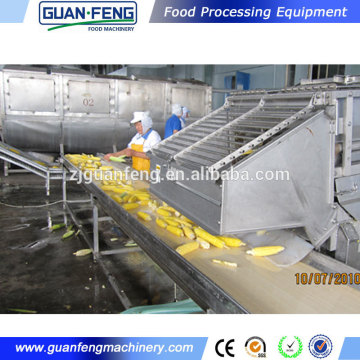 sweet corn processing line/sweet corn production line