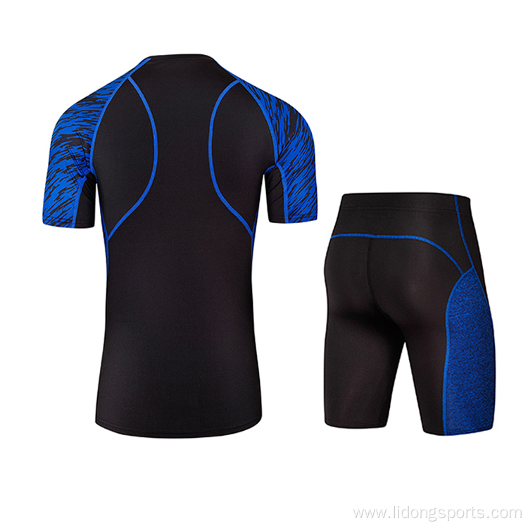 Wholesale Cheap Short Sleeve Compression Men's Gym Wear