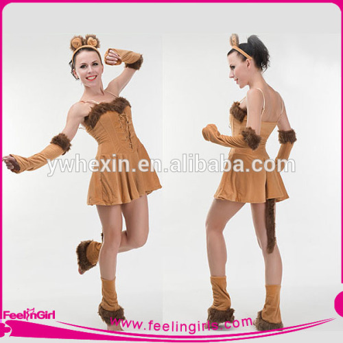 No MOQ Wholesale Price Sexy Adult Lion Women Costume