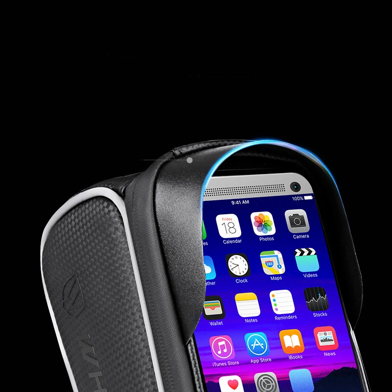 Custom Touch Screen Phone Case Storage Bike Frame Bag Bicycle Phone Mount Handlebars Bags