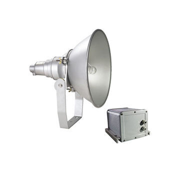 Shock-proof flood/fixture lighting, 250 and 400W power, MH and HPS light source