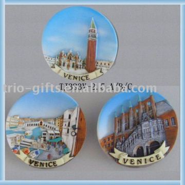 Souvenir,resin plate shape magnet