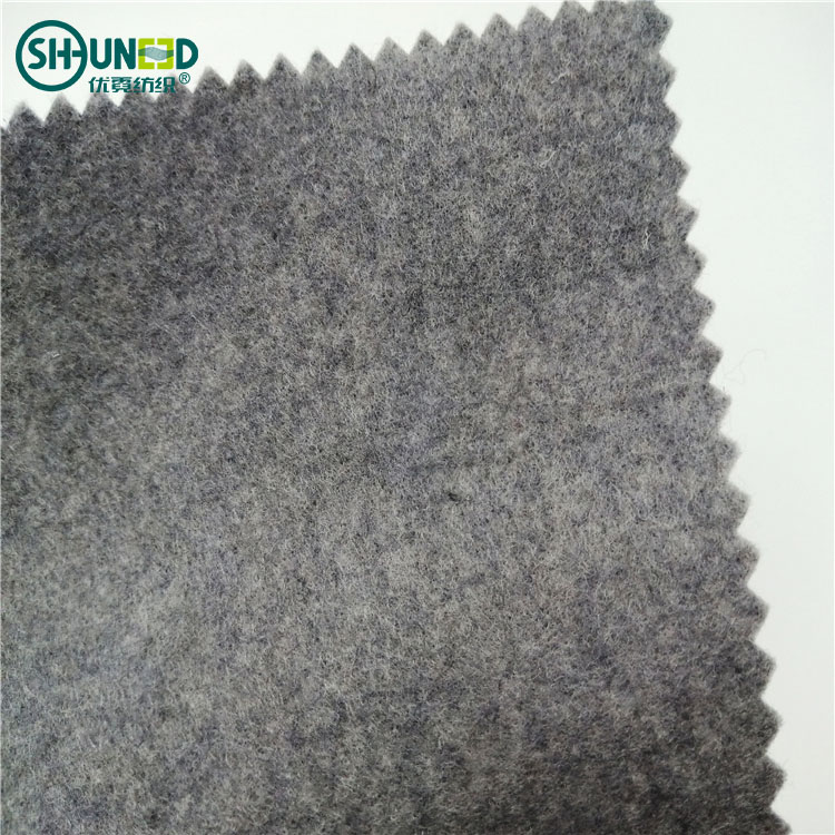 Polyester 220gsm Needle Punch Nonwoven Felt Fabric for Under Collar