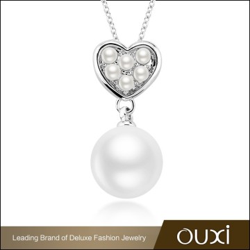 OUXI 2015 simple design modern pearl necklace design ideas