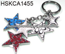 amazing star enamel key chain charm Christmas decorate