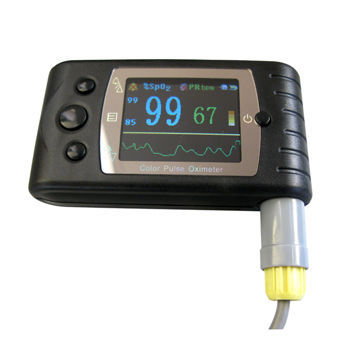 TFT Color Pulse Oximeter with Adult/Pediatric/Neonatal/Veternary Probe, CE/FDA/FSC Marks