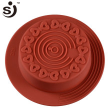 BPA Free FDA Certification Circles Bowknot Design Hot Tiered Mini Cake Molds