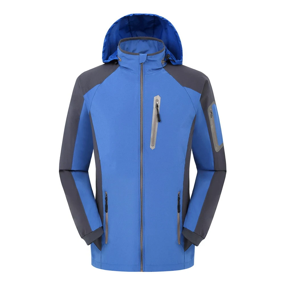 High Quality Custom Logo Waterproof Outdoor Hiking Jacket for Men