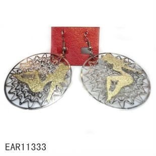 Belle carved fashion alloy earring