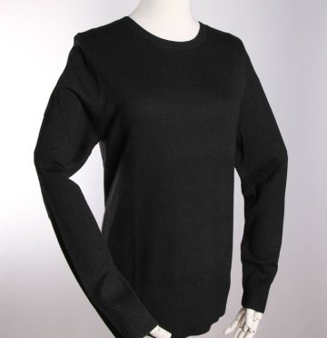 Ladies modal/Cashmere blended sweater cuello neck pullover cashmere knitwear SWT-1112