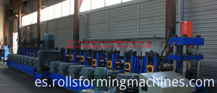 Sliding door slide way making machine