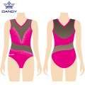 Custom youth mesh sleeveless leotards