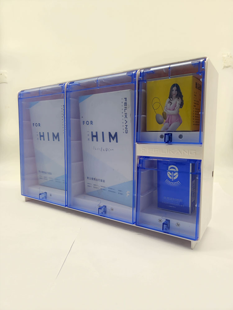 Hotel four-bay vending machine