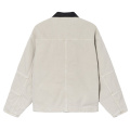 100% cotton contrasting corduroy collar snap cuffs jacket