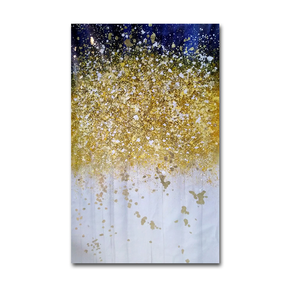 Wall Hanging Home Decoration Canvas Art Gold Leaf Abstract Modern Painting