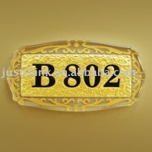 acrylic house doorplate number