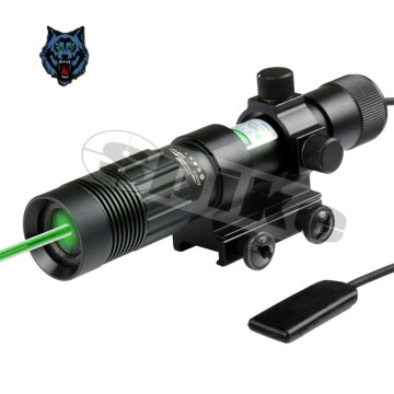 SPIKE Tactical green laser sight flashlight with wount/green laser flashlight