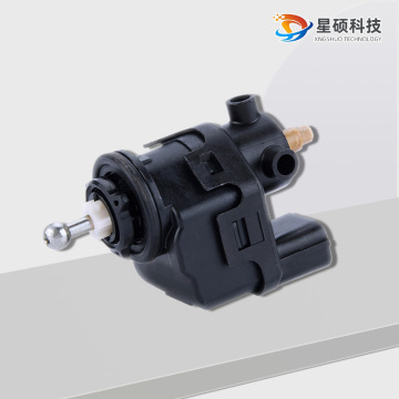 Automobile headlight dimming motor
