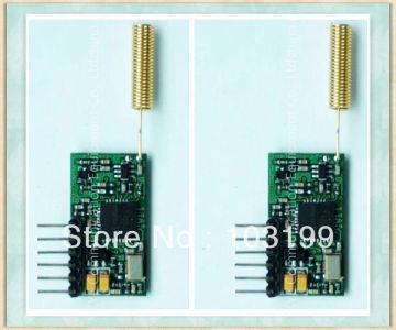 KYL-500S mini-size wireless data module for microcontrollers rf module 1km Distance TTL Interface 433mhz coil antenna
