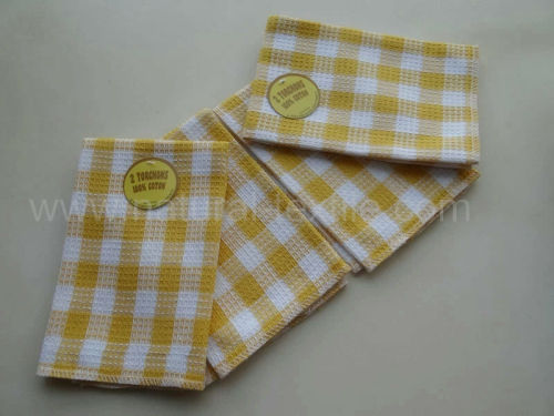 100% cotton Waffle weave tea towel dish towels