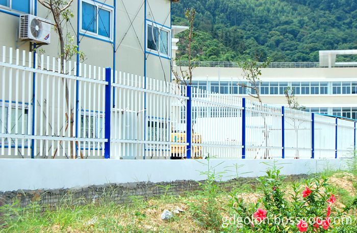 metal anti climb security fence