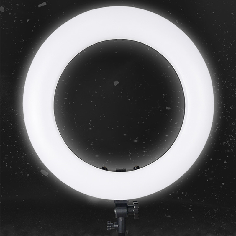 New OEM  photography studio light stand lamp 60W rechargeable flexible tripod camera phone makeup18 inch led light ring