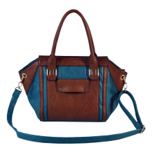 Brown Color Fashion PU Handbag (2002)