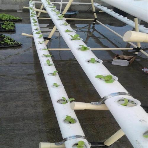 Sistema de torre de hidroponia NFT para vegetais de estufa