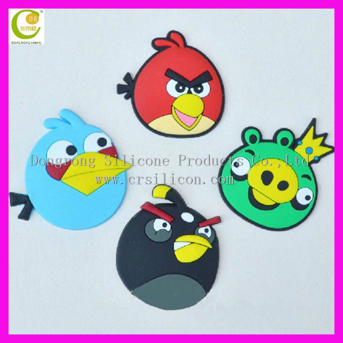 3d customized soft pvc silicone fridge magnet rubber fridge magnet