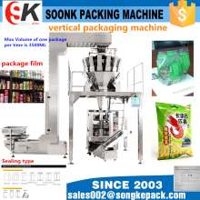 puffy food automatic vertical packing machinery