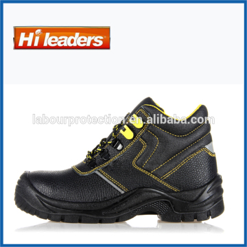 New design best selling real leather PU sole safety shoes