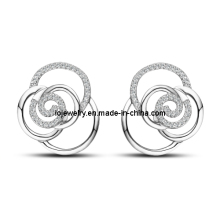 Wedding Gift Silver Stud Earrings