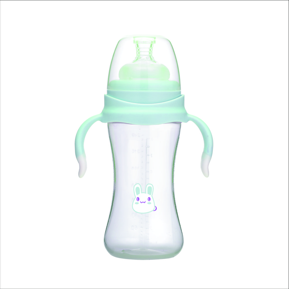 Wide neck baby feeding bottle