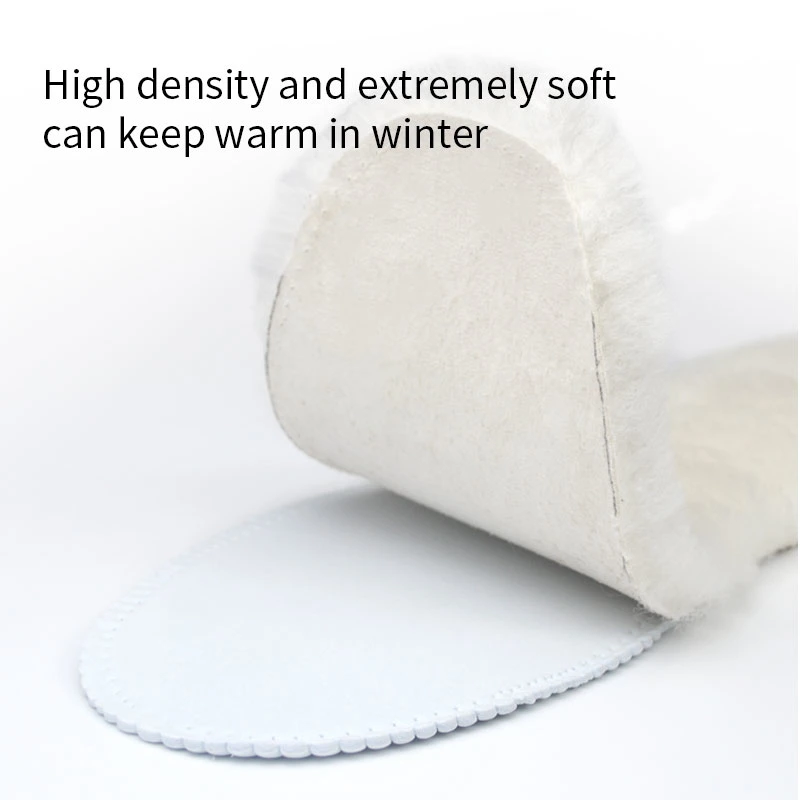 Warm Sheepskin Shoe Insoles in Winter Soft and Comfortable