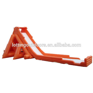huge inflatable dry or wet slide inflatable huge orange beach slide