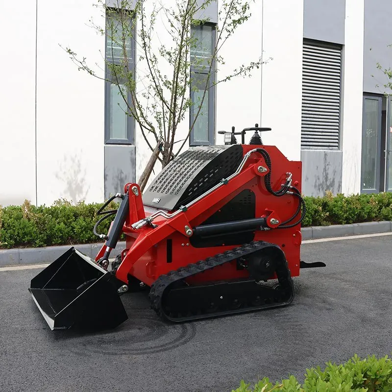 Electric Front Loader T360 Mini Skid Steer Crawler for Sale
