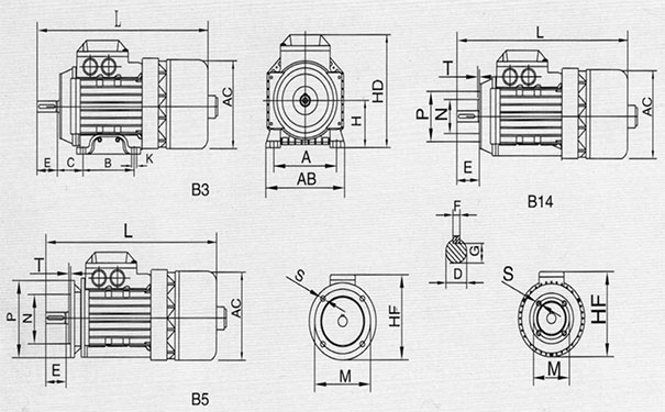 0.75kw /1.5Kw fast door servo motor