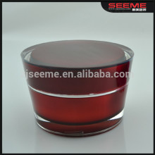 frost cosmetic packaging cosmetic containers,plastic cosmetic jars,custom jars