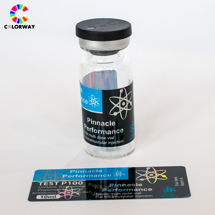 Pharmaceutical 2ml 5ml 10ml glass vial sticker