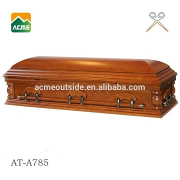 luxury american wooden coffin padding