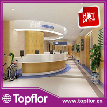 Homogeneous Viny flooring for hospital Commercial vinyl flooring prices