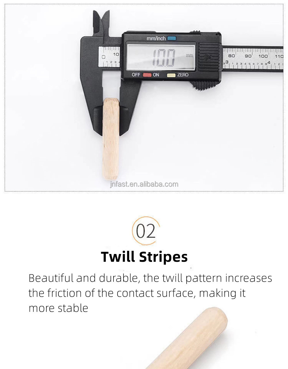 China Manufacturer New Product Wooden Dowel Shaw Furniture Connector Straight Grain Twill Cork Solid Pin Beech Wedge Wood Pegs