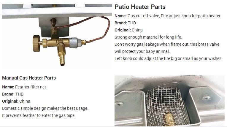 Commercial manual ignition infrared catalyst gas patio heater for sale