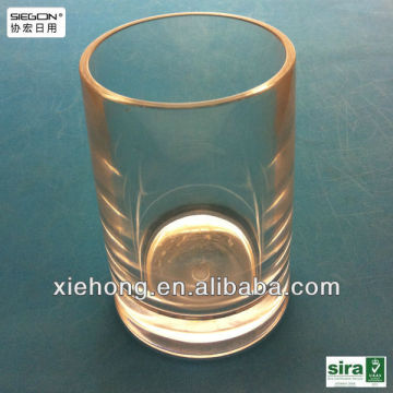 transparent acrylic drinking cups