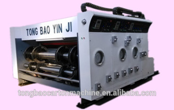 corrugated slotting die cutting and printing machine