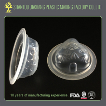 Disposable plastic small round takeaway dessert cup