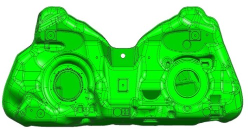 Oil Tank blowing mould for automotive